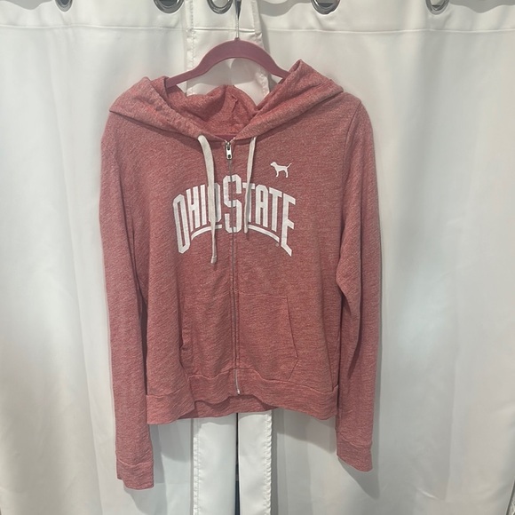 PINK Victoria's Secret Red Ohio State Hoodie - Picture 1 of 3